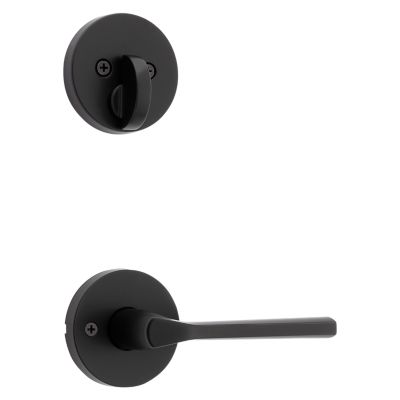 Lisbon and Deadbolt Interior Pack (Round) - Deadbolt Keyed One Side - for Signature Series 814 and 818 Handlesets