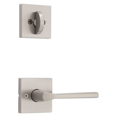 Lisbon and Deadbolt Interior Pack (Square) - Deadbolt Keyed One Side - for Signature Series 800 and 814 Handlesets