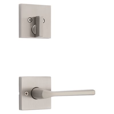 Lisbon and Deadbolt Interior Pack (Square) - Deadbolt Keyed One Side - for Signature Series 814 and 818 Handlesets