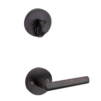 Milan and Deadbolt Interior Pack (Round) - Deadbolt Keyed One Side - for Signature Series 814 and 818 Handlesets
