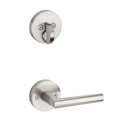 Milan and Deadbolt Interior Pack (Round) - Deadbolt Keyed One Side - for Signature Series 814 and 818 Handlesets