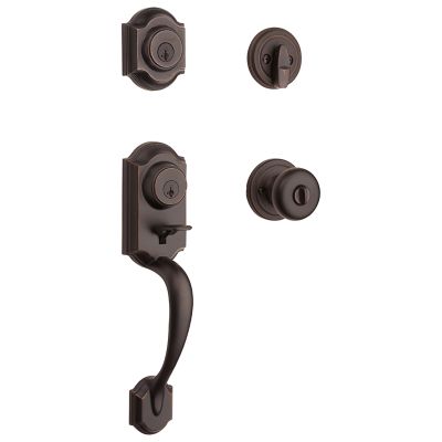 Image for Montara Handleset with Juno Knob - Deadbolt Keyed One Side - featuring SmartKey
