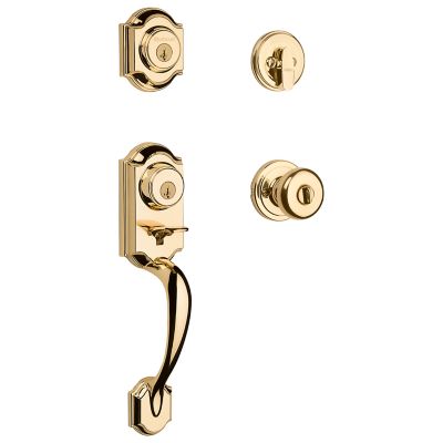 Montara Handleset with Juno Knob - Deadbolt Keyed One Side - featuring SmartKey