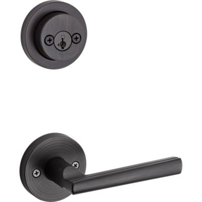Montreal and Deadbolt Interior Pack (Round) - Deadbolt Keyed Both Sides - featuring SmartKey - for Signature Series 801 Handlesets