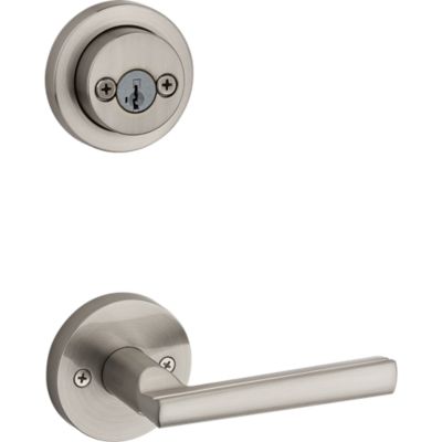 Satin Nickel Montreal and Deadbolt Interior Pack (Round