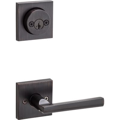 Montreal and Deadbolt Interior Pack (Square) - Deadbolt Keyed Both Sides - featuring SmartKey - for Signature Series 801 Handlesets