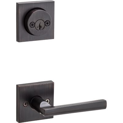 Image for Montreal and Deadbolt Interior Pack (Square) - Deadbolt Keyed Both Sides - featuring SmartKey - for Signature Series 801 Handlesets