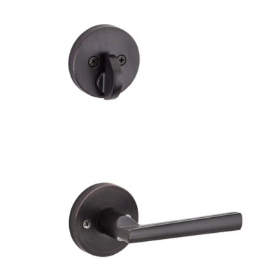 Montreal and Deadbolt Interior Pack (Round) - Deadbolt Keyed One Side - for Signature Series 814 and 818 Handlesets