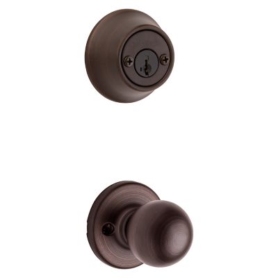 Polo and Deadbolt Interior Pack - Deadbolt Keyed Both Sides - featuring SmartKey - for Kwikset Series 689 Handlesets