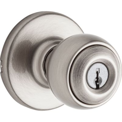 Support Information for Satin Nickel Polo Knob - Keyed - with Pin & Tumbler