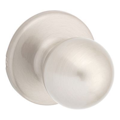 Centre Door Knob, Round Design In Satin Nickel Finish - V901-SN at