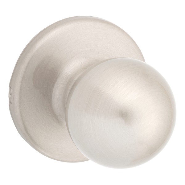 Satin Nickel Polo Knob - Hall/Closet | Kwikset