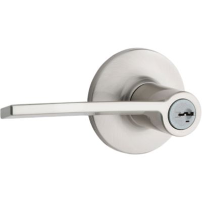 Palmina Push Button Lever - UL - Left Handed -  Keyed - featuring SmartKey