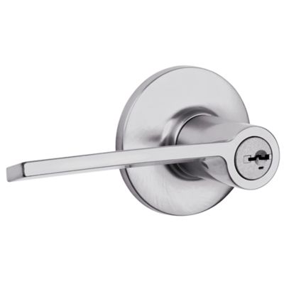 Palmina Push Button Lever - UL - Left Handed -  Keyed - featuring SmartKey