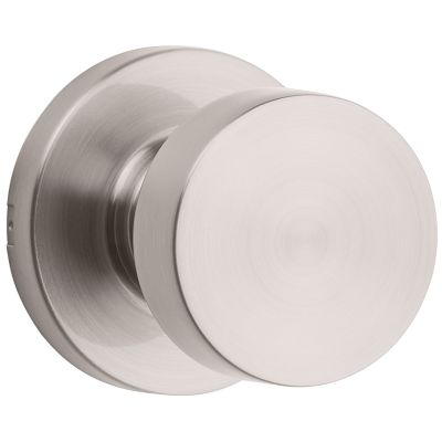 Satin Nickel Pismo Knob (Round) - Hall/Closet | Kwikset