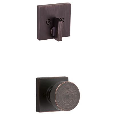 Product Image for Pismo and Deadbolt Interior Pack (Square) - Deadbolt Keyed One Side - for Signature Series 814 and 818 Handlesets