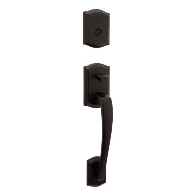 Image for Prescott Handleset - Deadbolt Keyed One Side (Exterior Only) - featuring SmartKey