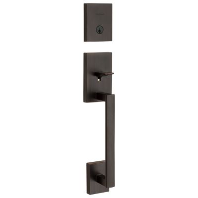 Image for San Clemente Handleset - Deadbolt Keyed One Side (Exterior Only) - featuring SmartKey