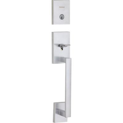 Image for San Clemente Handleset - Deadbolt Keyed One Side (Exterior Only) - featuring SmartKey
