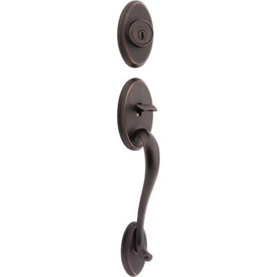 Image for Shelburne Handleset - Deadbolt Keyed Both Sides (Exterior Only) - with Pin & Tumbler