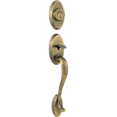 Image for Shelburne Handleset - Deadbolt Keyed One Side (Exterior Only) - with Pin & Tumbler