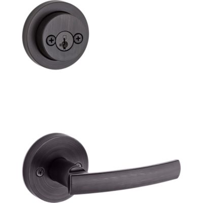 Image for Sydney and Deadbolt Interior Pack (Round) - Deadbolt Keyed Both Sides - featuring SmartKey - for Signature Series 801 Handlesets