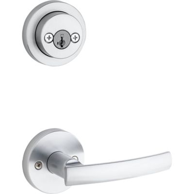 Sydney and Deadbolt Interior Pack (Round) - Deadbolt Keyed Both Sides - featuring SmartKey - for Signature Series 801 Handlesets