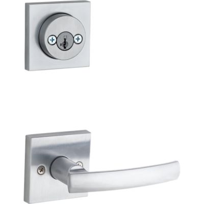 Image for Sydney and Deadbolt Interior Pack (Square) - Deadbolt Keyed Both Sides - featuring SmartKey - for Signature Series 801 Handlesets
