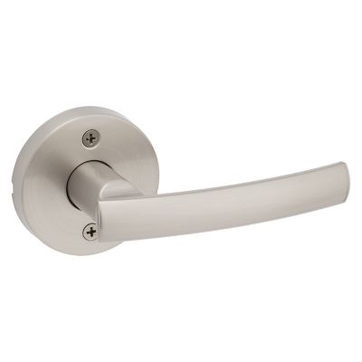 Satin Nickel Halifax Lever (Square) - Pull Only | Kwikset