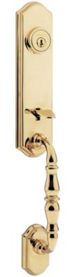 Amherst Handleset - Deadbolt Keyed One Side (Exterior Only) - with Pin & Tumbler