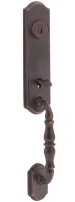 Amherst Handleset - Deadbolt Keyed Both Sides (Exterior Only) - with Pin & Tumbler