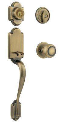 Image for Arlington Handleset with Copa Knob - Deadbolt Keyed One Side - featuring SmartKey