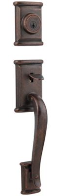 Ashfield Handleset - Deadbolt Keyed Both Sides (Exterior Only) - featuring SmartKey