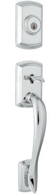 Avalon Handleset - Deadbolt Keyed One Side (Exterior Only) - featuring SmartKey