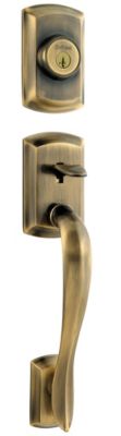 Avalon Handleset - Deadbolt Keyed One Side (Exterior Only) - featuring SmartKey