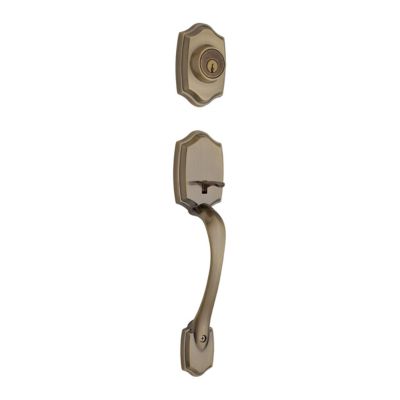 Belleview Handleset - Deadbolt Keyed One Side (Exterior Only) - with Pin & Tumbler