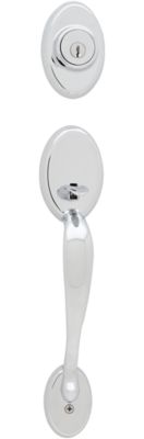 Image for Chelsea Handleset - Deadbolt Keyed One Side (Exterior Only) - with Pin & Tumbler