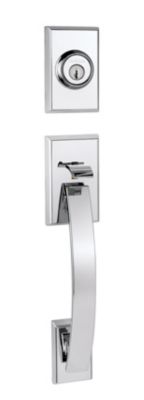 Image for Tavaris Handleset - Deadbolt Keyed One Side (Exterior Only) - with Pin & Tumbler