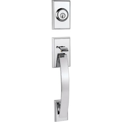 Image for Tavaris Handleset - Deadbolt Keyed Both Sides (Exterior Only) - featuring SmartKey