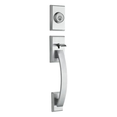 Image for Tavaris Handleset - Deadbolt Keyed One Side (Exterior Only) - featuring SmartKey