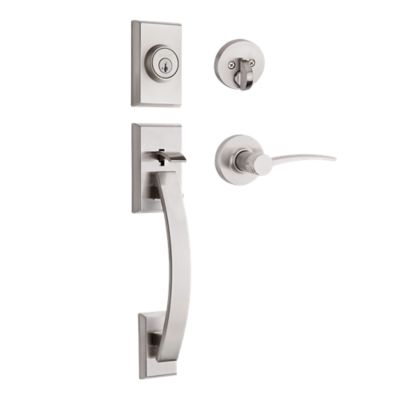 Image for Tavaris Handleset with Katara Lever - Deadbolt Keyed One Side - featuring SmartKey