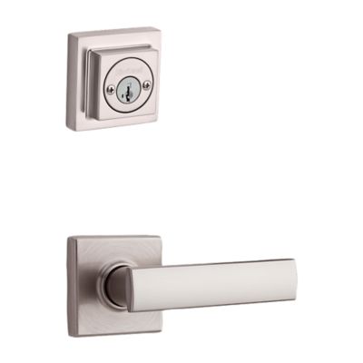 Image for Vedani and Deadbolt Interior Pack (Square) - Deadbolt Keyed Both Sides - featuring SmartKey - for Signature Series 801 Handlesets
