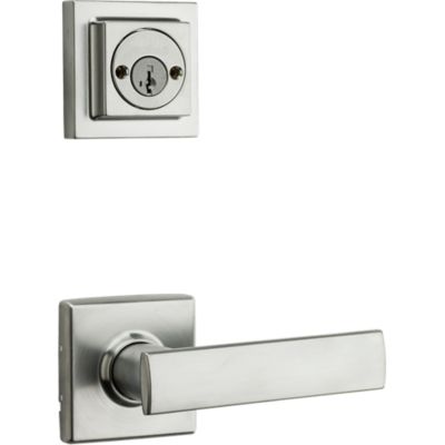 Vedani and Deadbolt Interior Pack (Square) - Deadbolt Keyed Both Sides - featuring SmartKey - for Signature Series 801 Handlesets