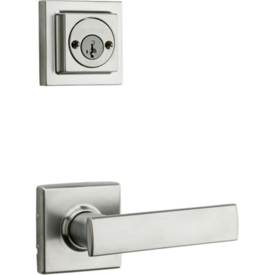 Image for Vedani and Deadbolt Interior Pack (Square) - Deadbolt Keyed Both Sides - featuring SmartKey - for Signature Series 801 Handlesets