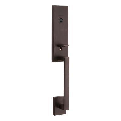 Vancouver Handleset - Deadbolt Keyed One Side (Exterior Only) - featuring SmartKey