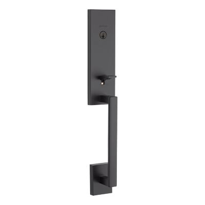 Vancouver Handleset - Deadbolt Keyed One Side (Exterior Only) - featuring SmartKey