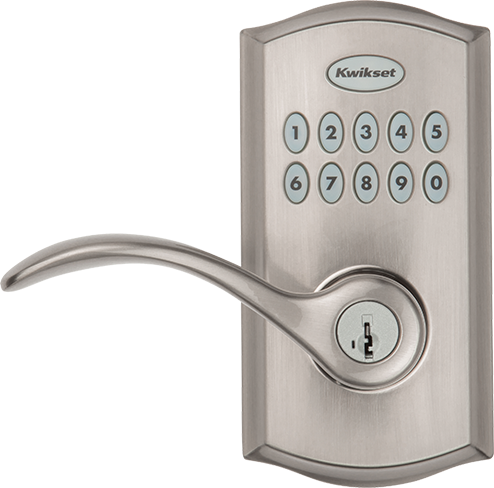 SmartCode 955 commercial keypad door lock in Satin Nickel