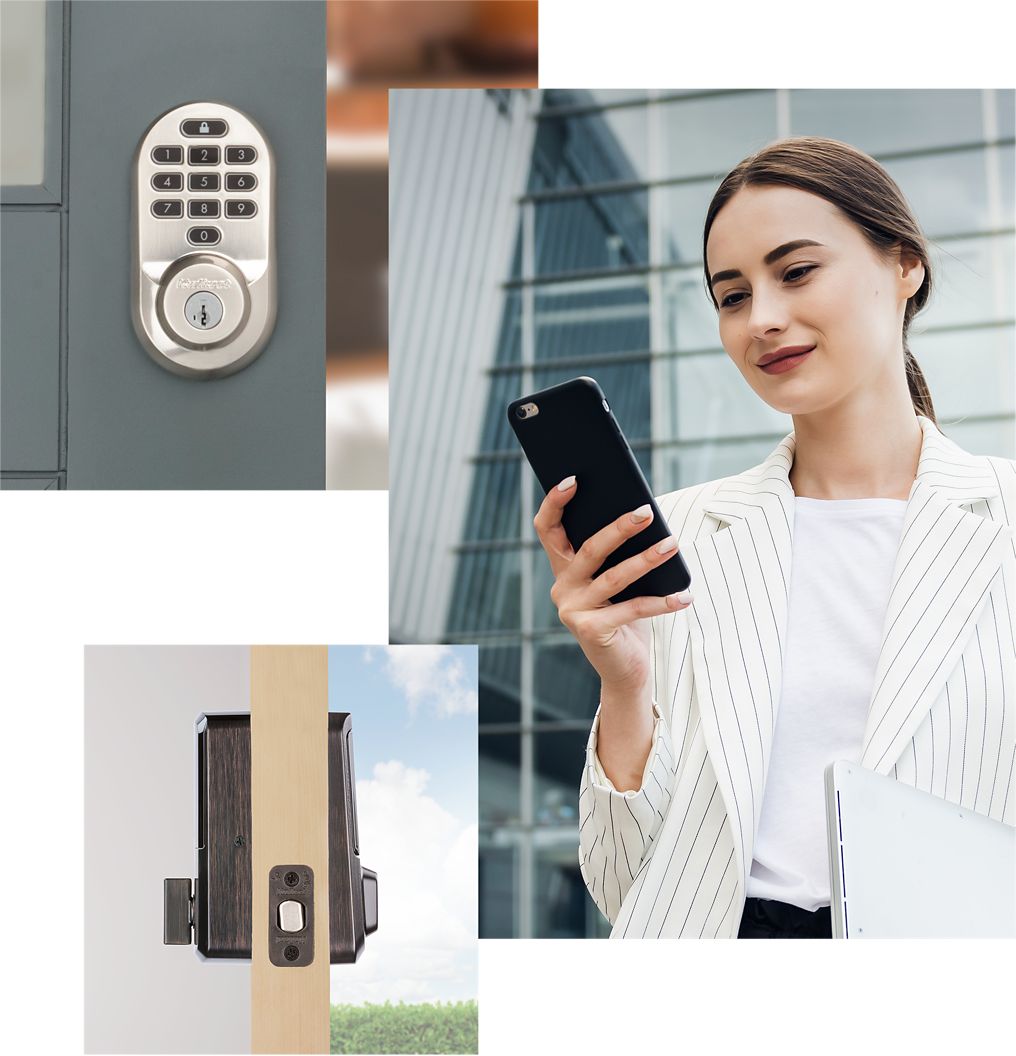 Lock or unlock your Wi-Fi front door smart lock from anywhere