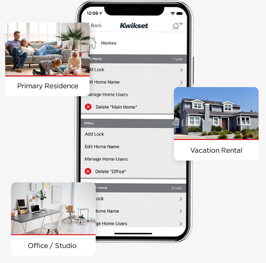 Use one app to control multiple smart Wi-Fi deadbolt door locks