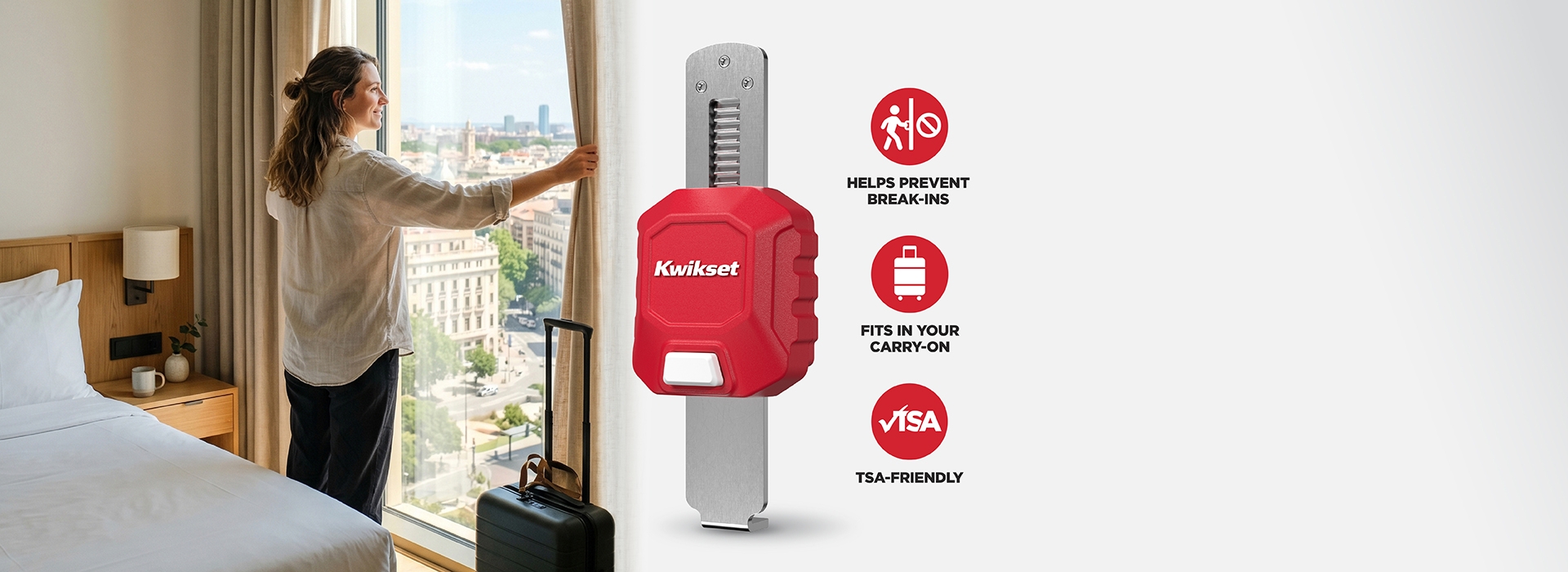 Kwikset Portable Travel Lock